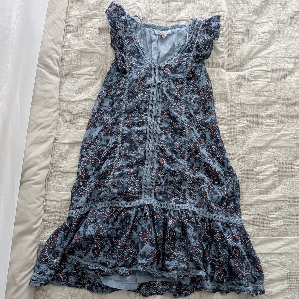 Floral Blue Dress